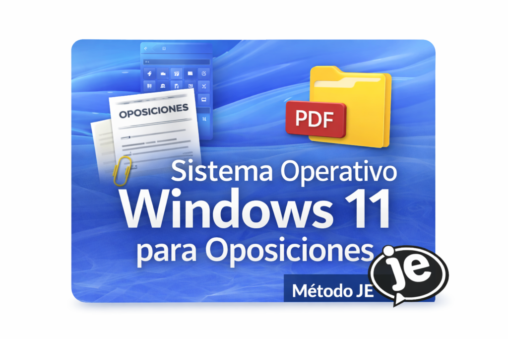 Temario Windows 11 oposiciones en PDF
