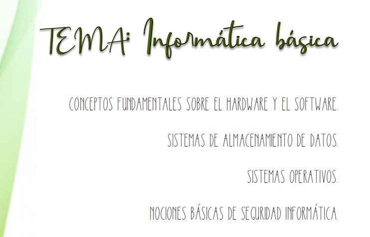 informatica basica oposiciones pdf