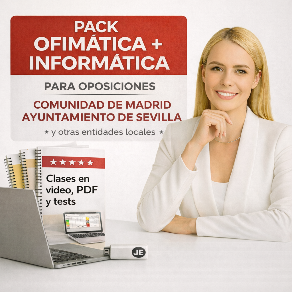 Pack ofimática e informática para oposiciones