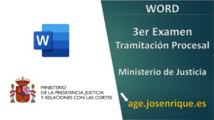 test tramitacion procesal word