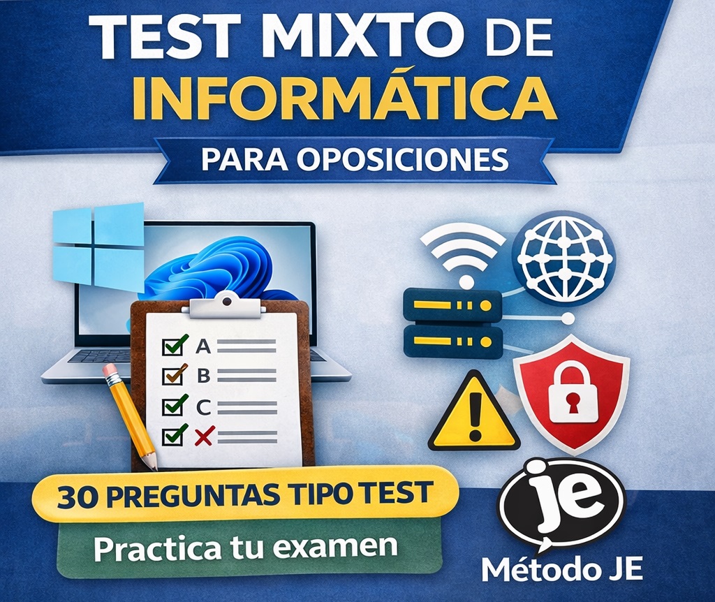 Test de Informática para Oposiciones | Windows, Correo, Internet...
