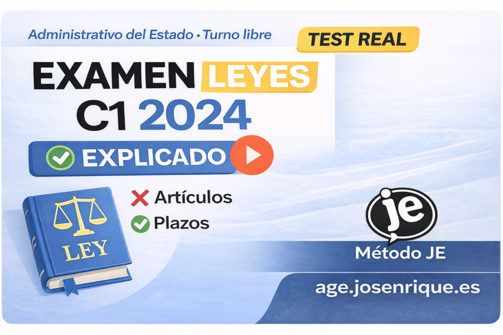examen oficial legislacion administrativo del estado