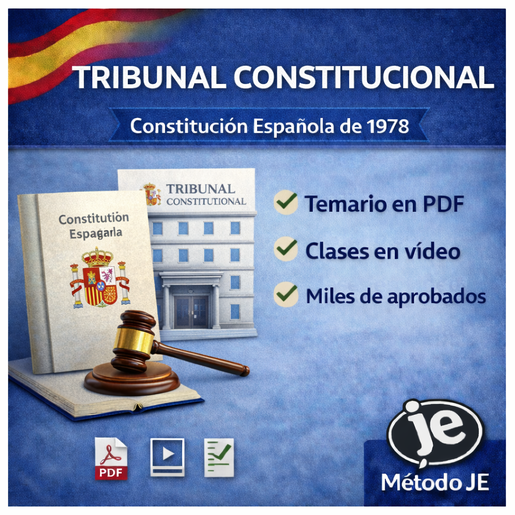 Tribunal Constitucional | Constitución Española de 1978 para oposiciones