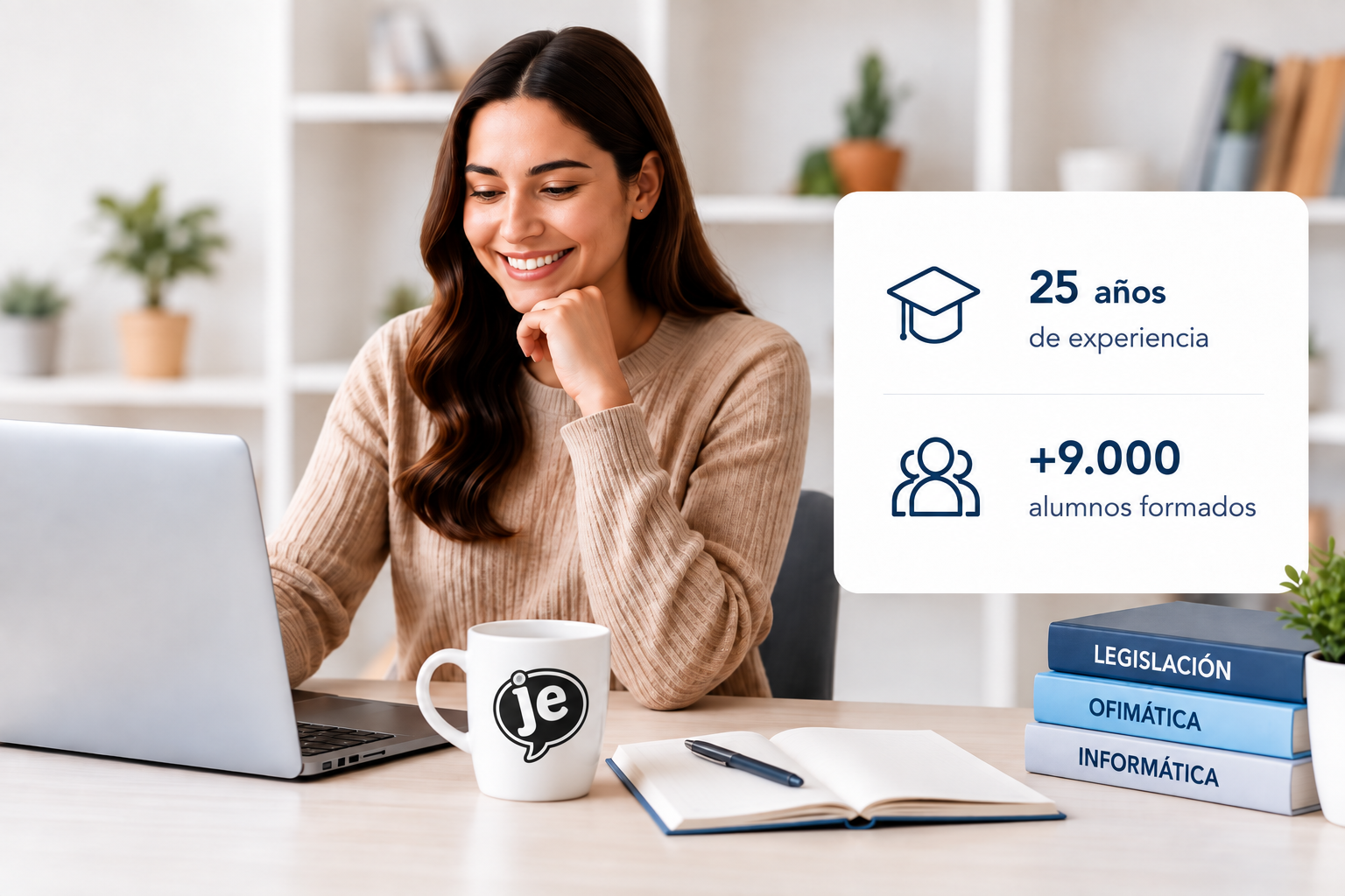 Preparación online de oposiciones con Método JE: informática, ofimática y legislación